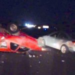 Carambola en autopista Cardel-Veracruz