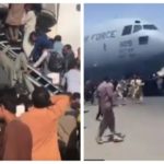 Desesperados tratan de subir a aviones para salir de Afganistán