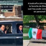 Mexicana viaja hasta EU para apoyar a Johnny Depp… se viraliza